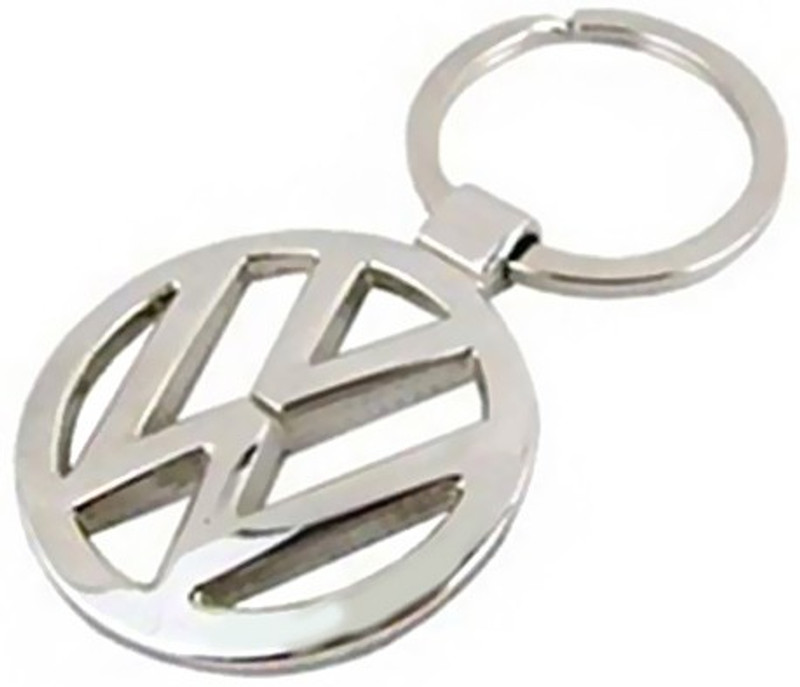 true traders True Traders silver metal Volkswagen Key Chain(Silver)