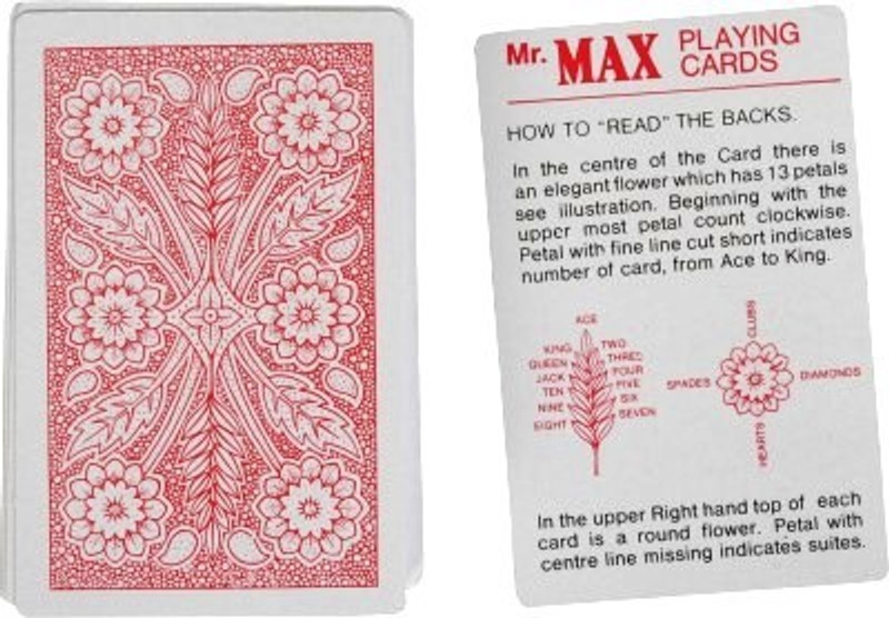 Out Of Box Spy Magic Playing Cards Best For Flash Duplex Centered Board MMP(Pink)