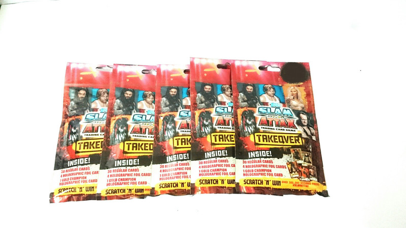 TOPPS INDIA SLAM ATTAX (TAKEOVER) MULTIPACK 5PKT(Multicolor)