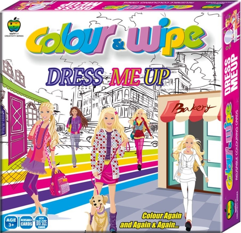 Apple Fun Colour & Wipe Dress Me Up Jr.