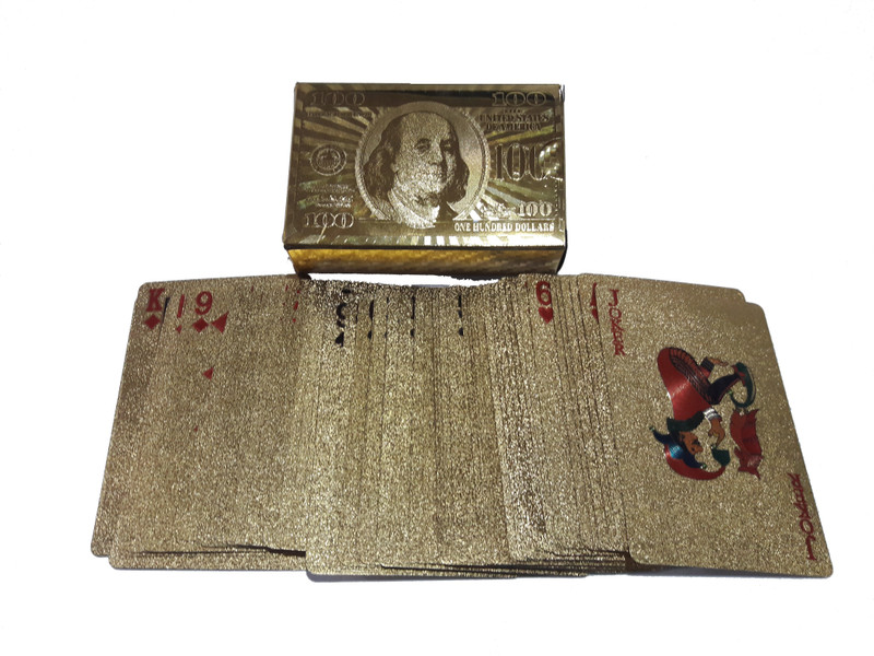 VEENA Golden Playing Cards(Golden)