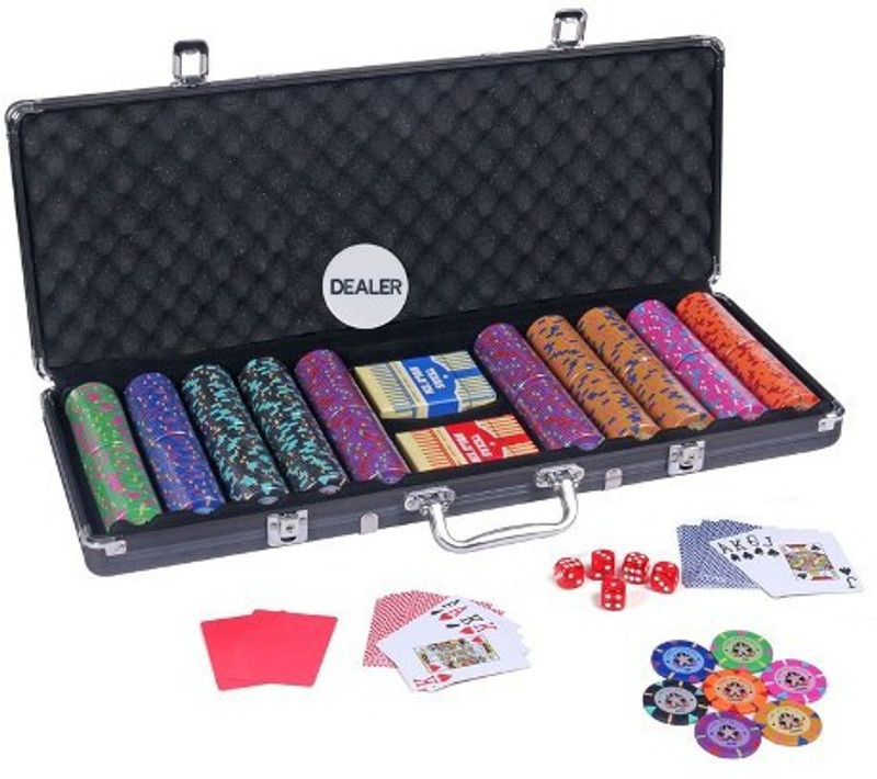 Casinoite 500 Port of Macau Clay Poker Chip Set Toy(Multicolor)