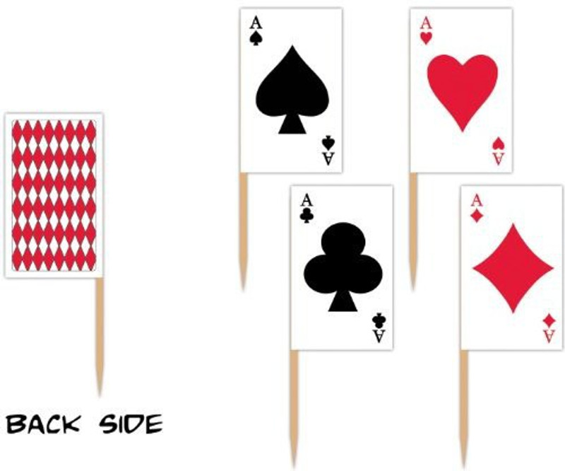 Beistle 60099 50Pack Playing Picks21/2Inch(Multicolor)
