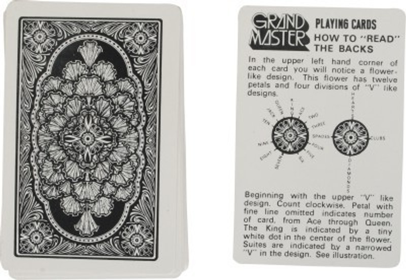 Out Of Box Spy Magic Playing Cards Best For Flash Duplex Centered Board GMB(Black)
