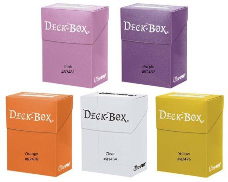 deck box Set Of 5 New Ultrapro Es(Multicolor)
