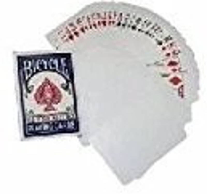 US Playing Card Blank Back(Bicycle)(White)