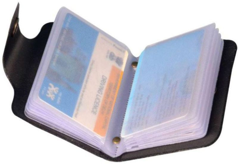 mi corporations 10 Card Holder(Set of 1, Black)
