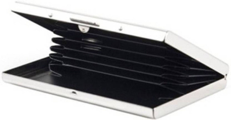 Capstone Stainless Steel 6 Card Holder(Set of 1, Black)