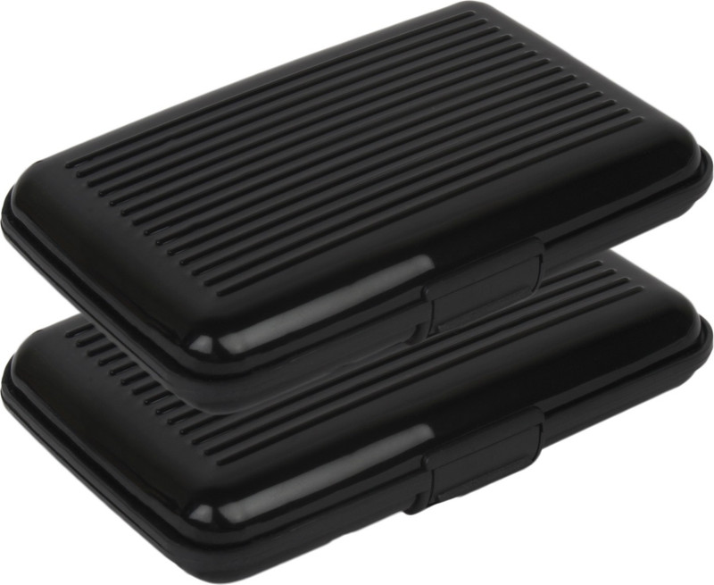 Fox 15 Card Holder(Set of 2, Black)