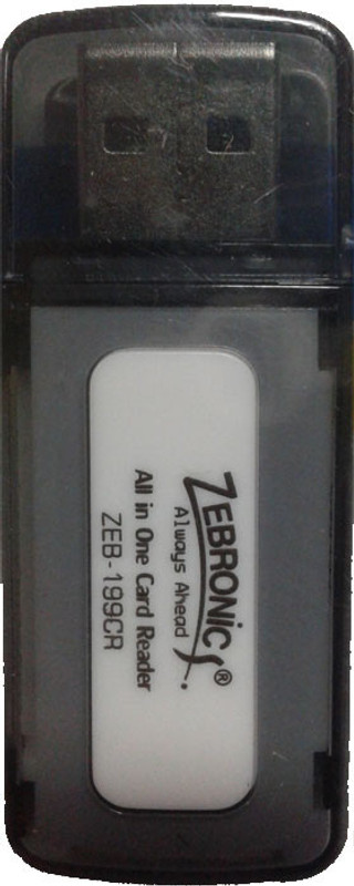 Zebronics ZEB-199 CR Card Reader(Black) Zebronics ZEB-199 CR Card Reader(Black)