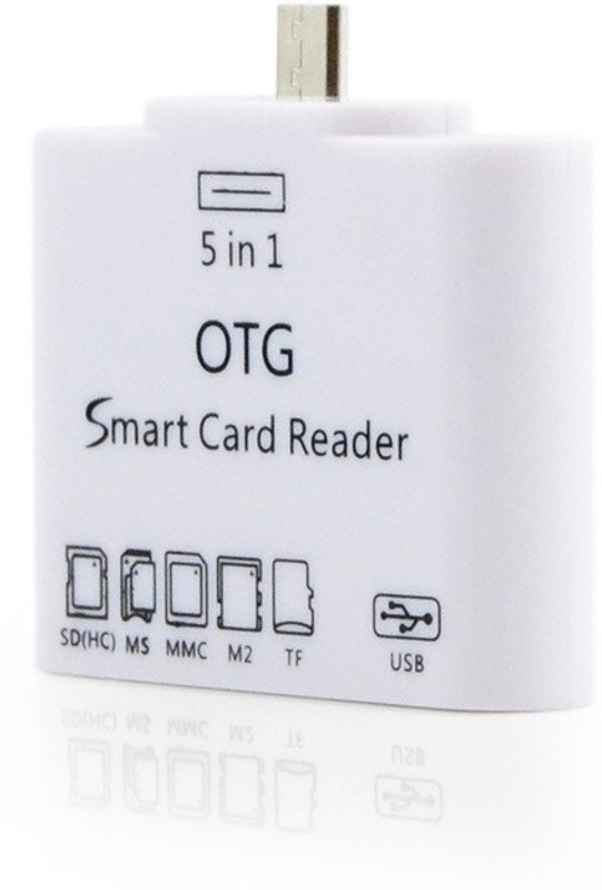 A CONNECT Z OTG CR-01-AcZ105 Card Reader(White)