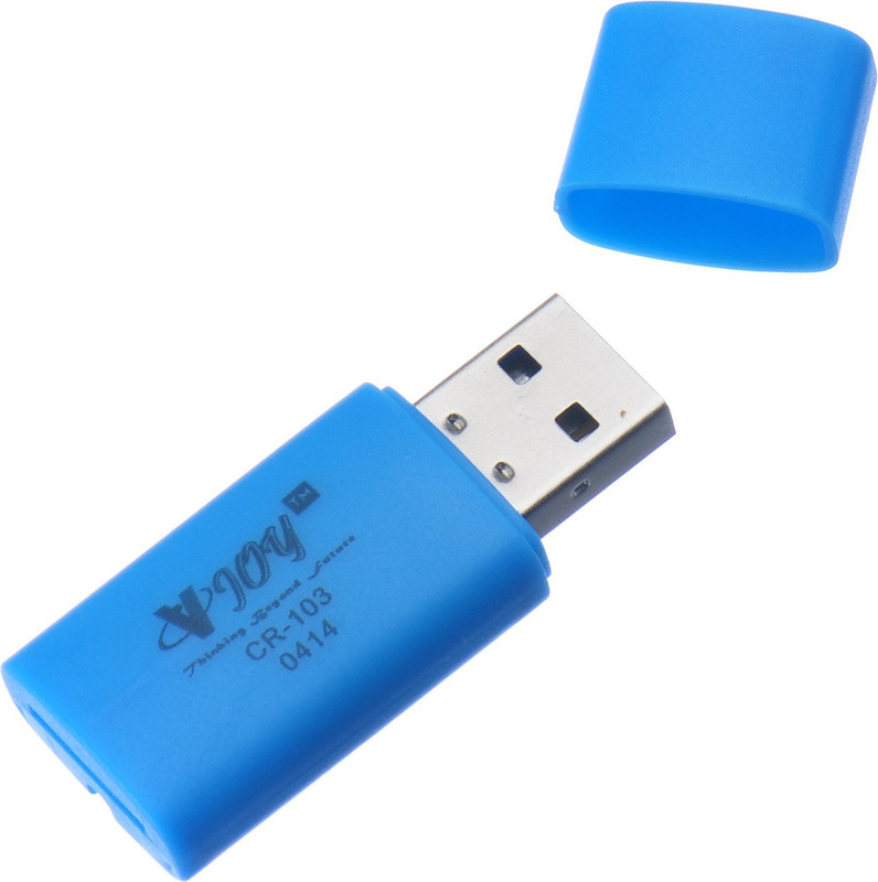 VJOY CR-103-Blue Card Reader(Blue)