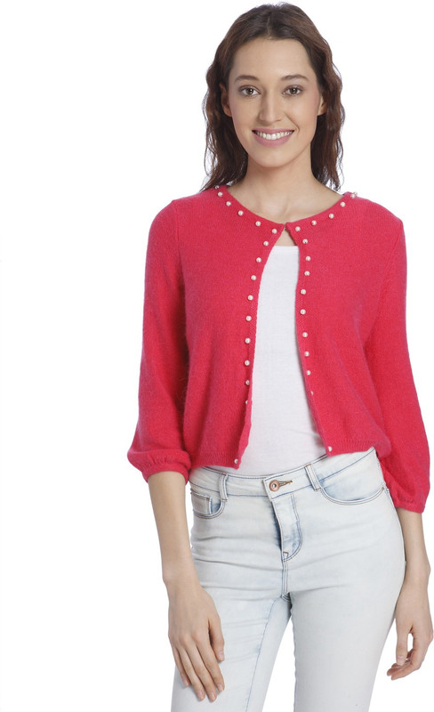 Vero Moda Women Button Embellished Cardigan