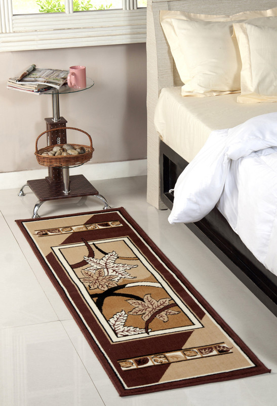 FabLooms Beige, Brown Polypropylene Carpet(55 cm  X 175 cm) RS.598 (72.00% Off) - Flipkart