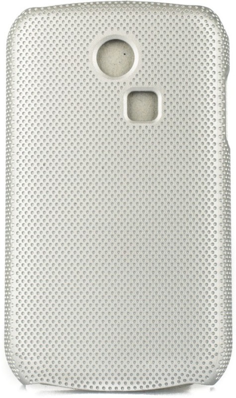 Mystry Box Back Cover for Samsung Chat S3353(Silver)