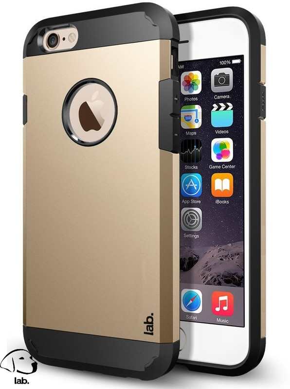 labrador Back Cover for Apple iPhone 6(Gold)