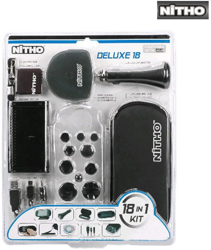 Nitho Back Cover for Play Station(Black, Charging Case)