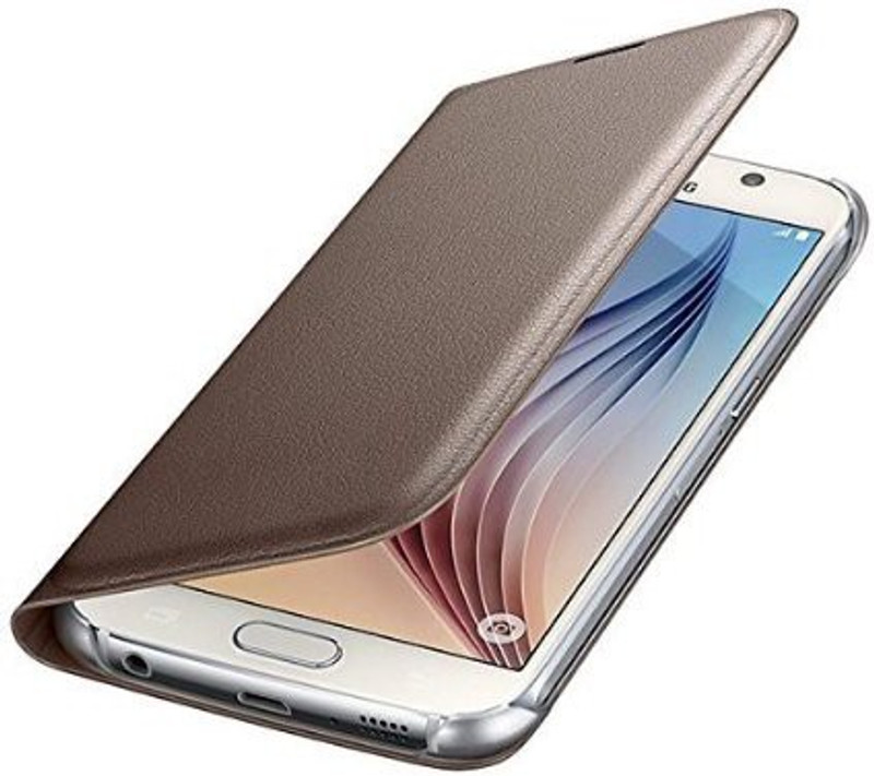 chl india care Flip Cover for SAMSUNG Galaxy J1 Ace(Gold)