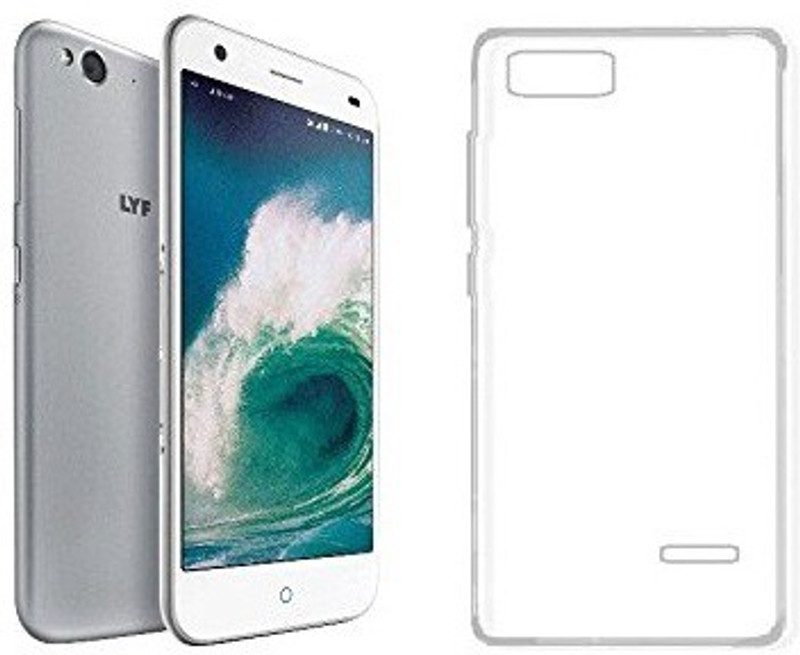 Micomy Flip Cover for Reliance Jio LYF Water 3(Transparent, Plastic)