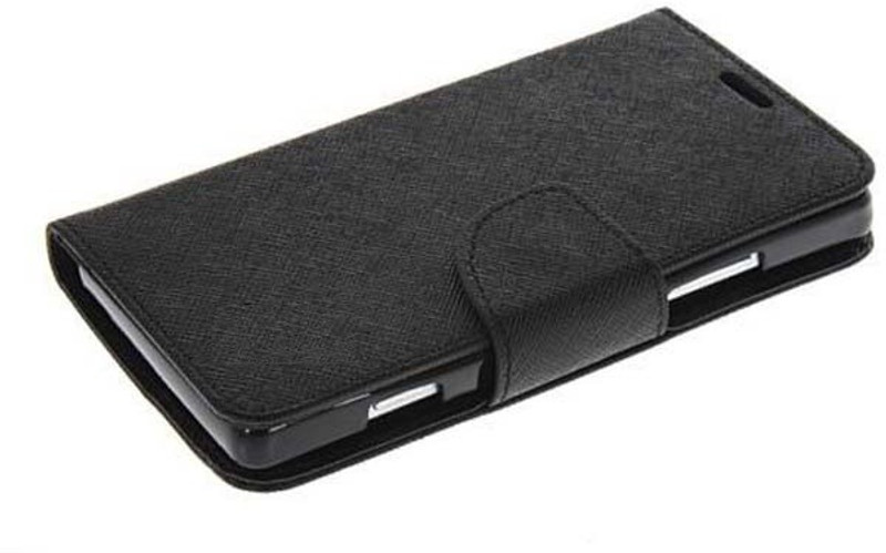 Aldine Flip Cover for Microsoft Lumia 640 XL(Dark Black)