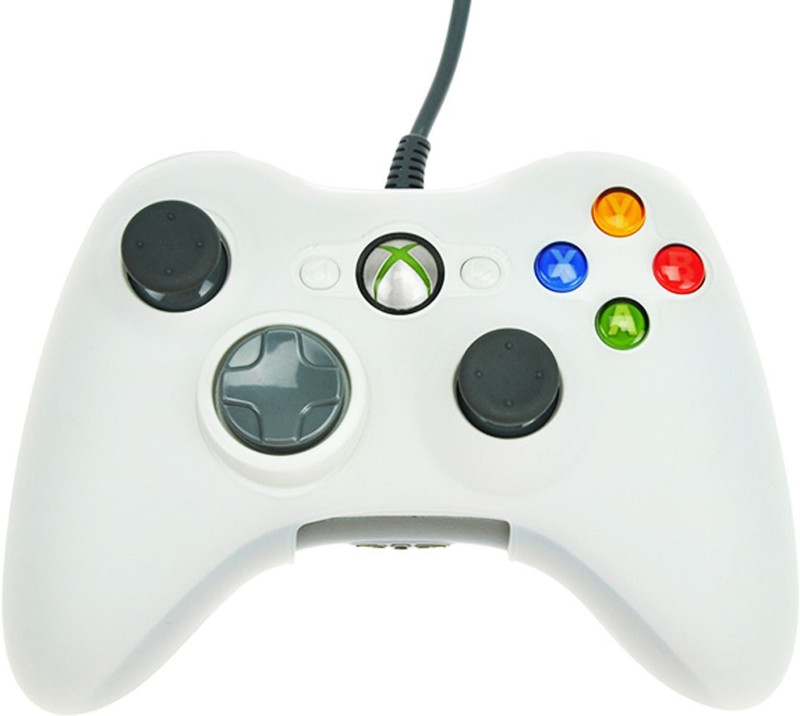 Hytech Plus Sleeve for Xbox 360(White, Rubber)