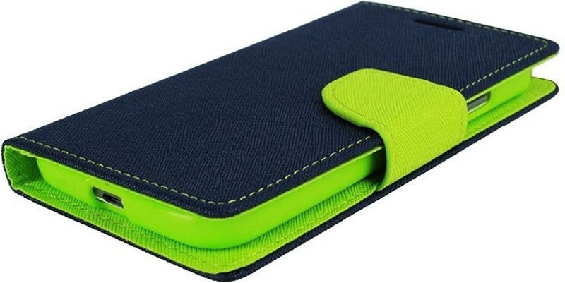 chl india care Wallet Case Cover for Apple iPhone 6g Plus(Blue, Green)