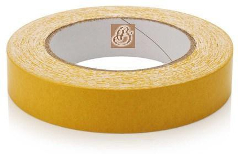 bapna double sided Hand Handeld cloth tape (manual)(Set of 1, White)