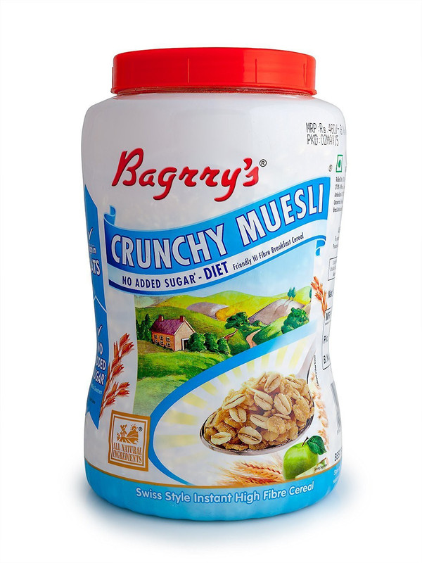Bagrry's No Added Sugar Muesli 1000 gm(1000 g, Plastic Bottle)