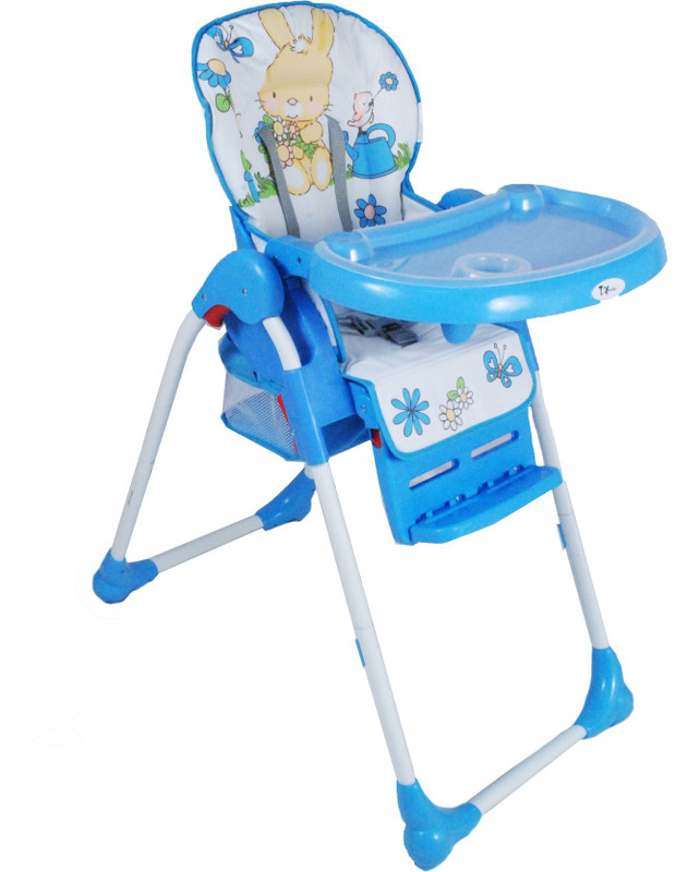Toy House Baby Premium High Chair, Blue(Multicolor)