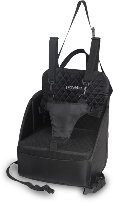 Playette 5 Point Harness Baby Carrier(Grey/Black/Lime Green, Front carry facing out)