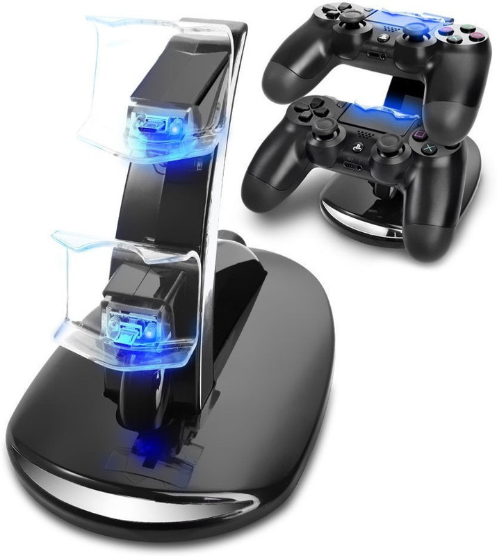 Microware PS4 Dual Charger-P4001 Charging Station(Playstation 4)
