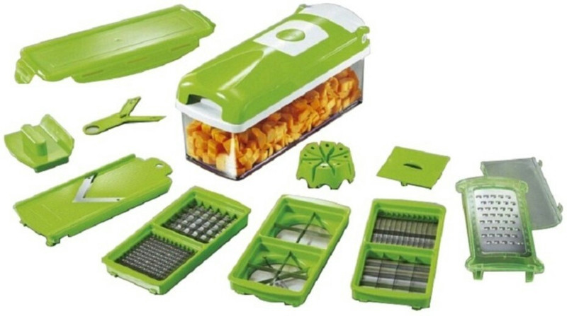 maxxlite 100% Original 12 In 1 vegetable Dicer(1 Lakh Sold) Chopper(Vegetable Dicer With 11 Attachment)