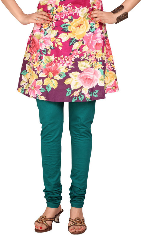 Stop By Shoppers Stop Cotton Blend, Lycra Blend Women Churidar Stop By Shoppers Stop Cotton Blend, Lycra Blend Women Churidar