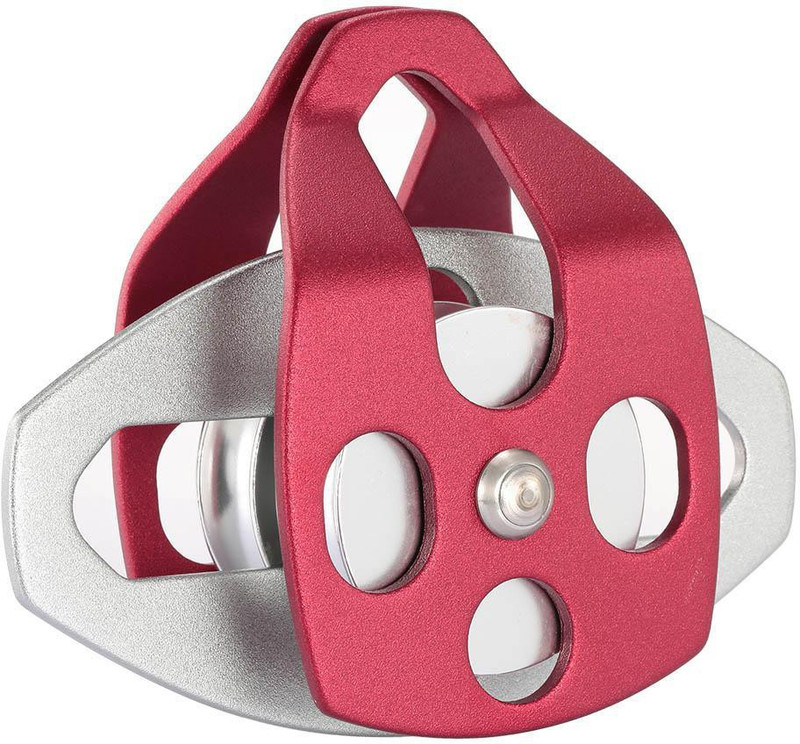 SAHAS SH-82X2W Double without Ball Bearing Climbing Pulley(Multicolor)