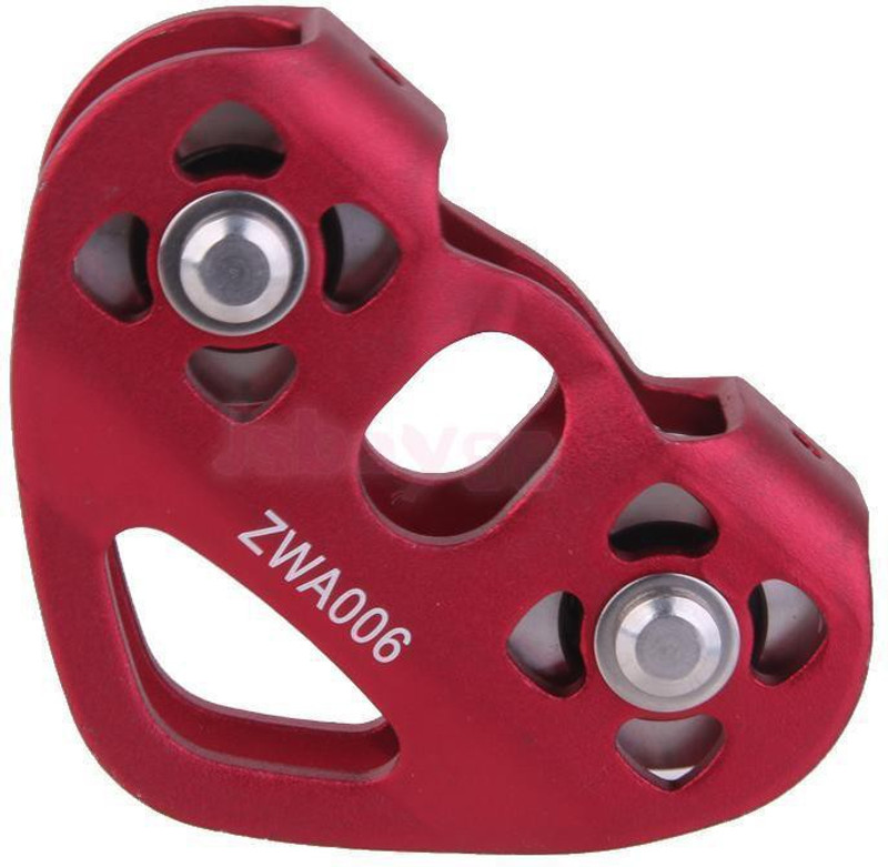 SAHAS Tandem with Stainless Steel Wheel Climbing Pulley(Multicolor)