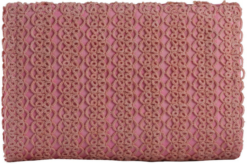 Soulful Threads Party Pink Clutch