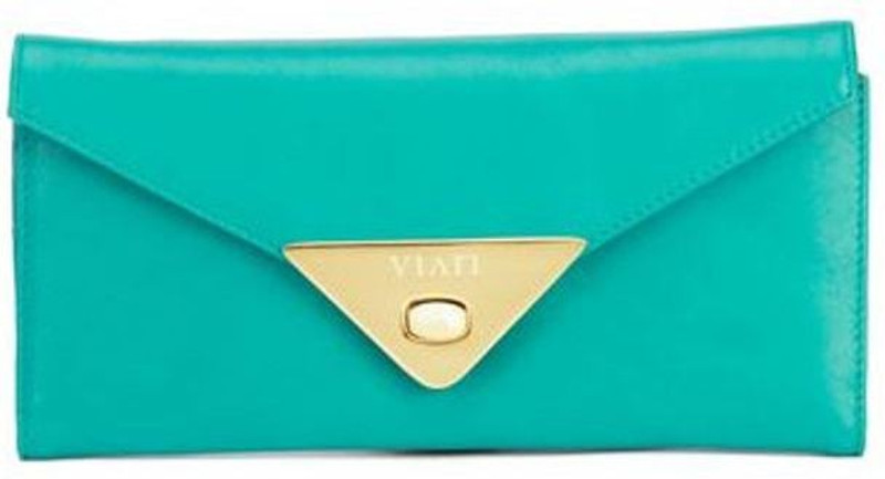 Viari Casual Green Clutch