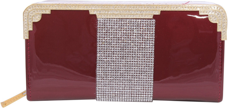 UC Party Maroon Clutch