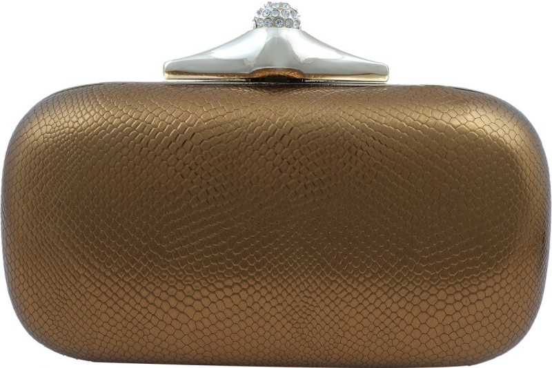 Super Drool Party Brown Clutch