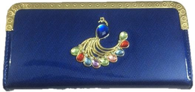 Smyle Casual Blue Clutch