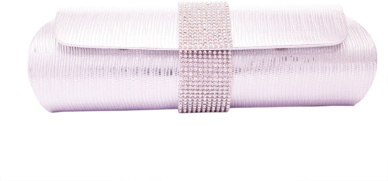 Kleio Party Silver Clutch