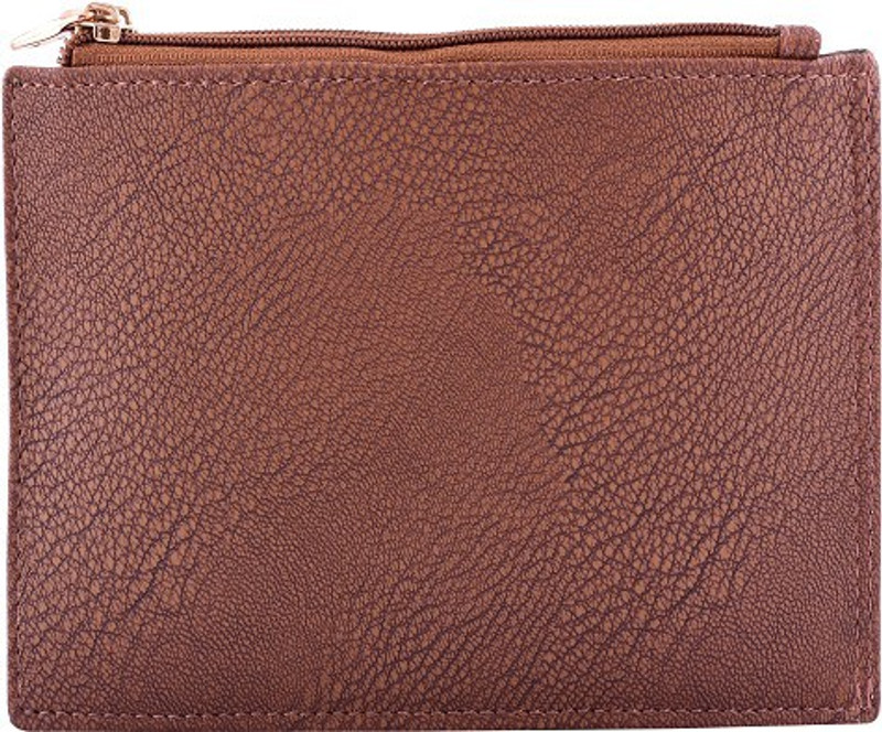 White Flower Casual Brown Clutch