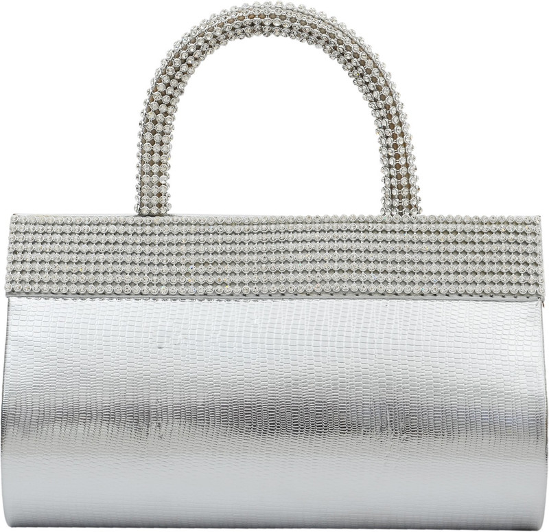 Bagaholics Casual Silver Clutch
