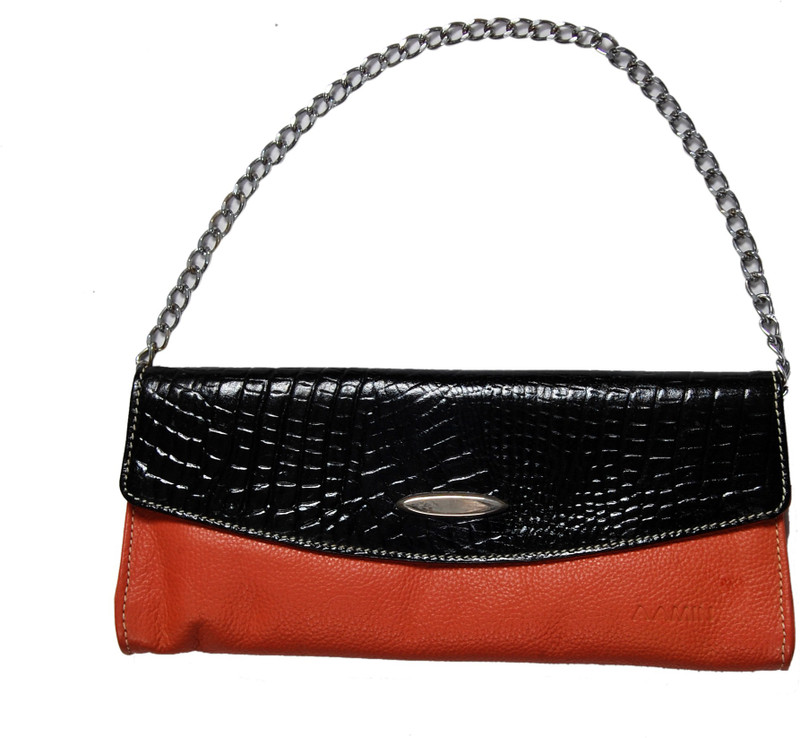 Aamin Party Orange Clutch