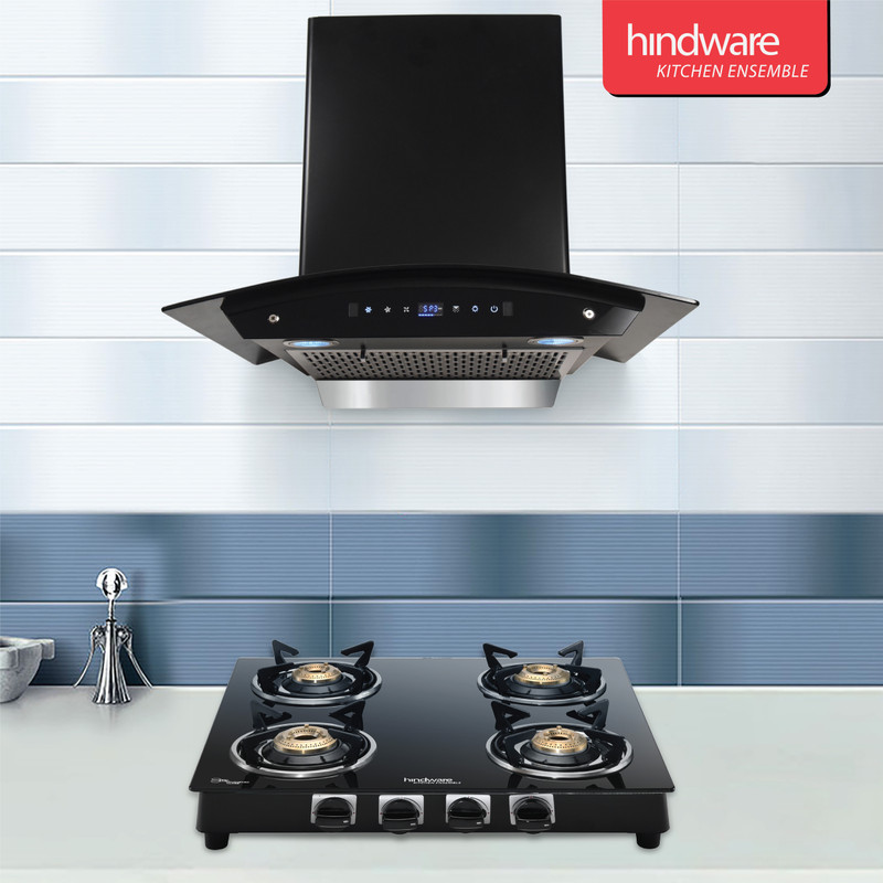 hindware brio plus 4burner glass cooktop