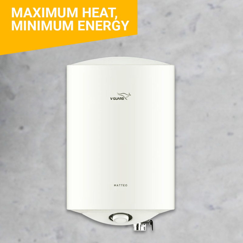V-Guard 15 L Storage Water Geyser (Matteo 15, White) Price in India - Buy V- Guard 15 L Storage Water Geyser (Matteo 15, White) online at Flipkart.com