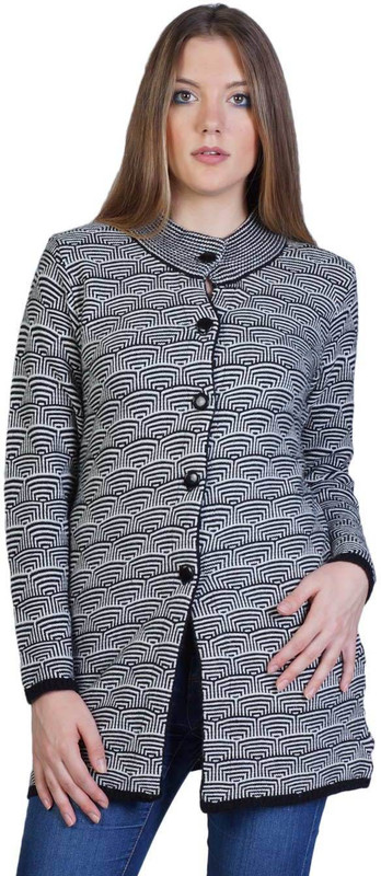 Montrex Acrylic Blend Embellished, Woven Coat Montrex Acrylic Blend Embellished, Woven Coat