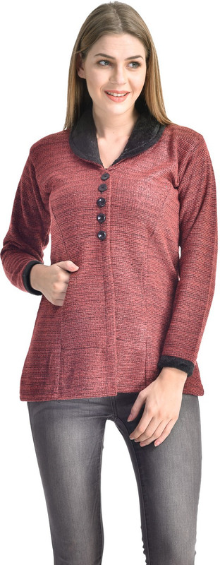 Sanvi Traders Solid Women Waistcoat
