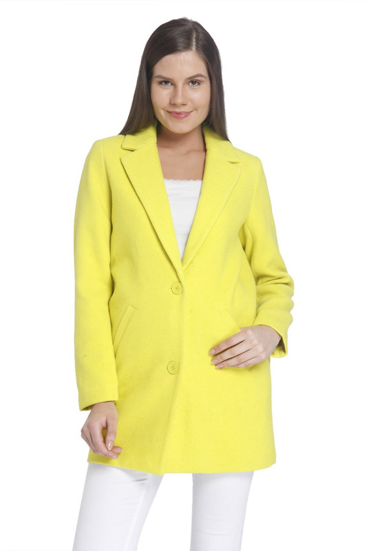 Vero Moda 38%Wool38%Acrylic Solid Coat Vero Moda 38%Wool38%Acrylic Solid Coat