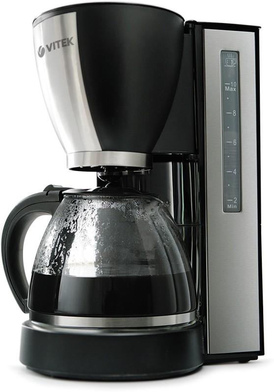 VITEK VT-1509 BK-I 12 cups Coffee Maker(Black & Silver)